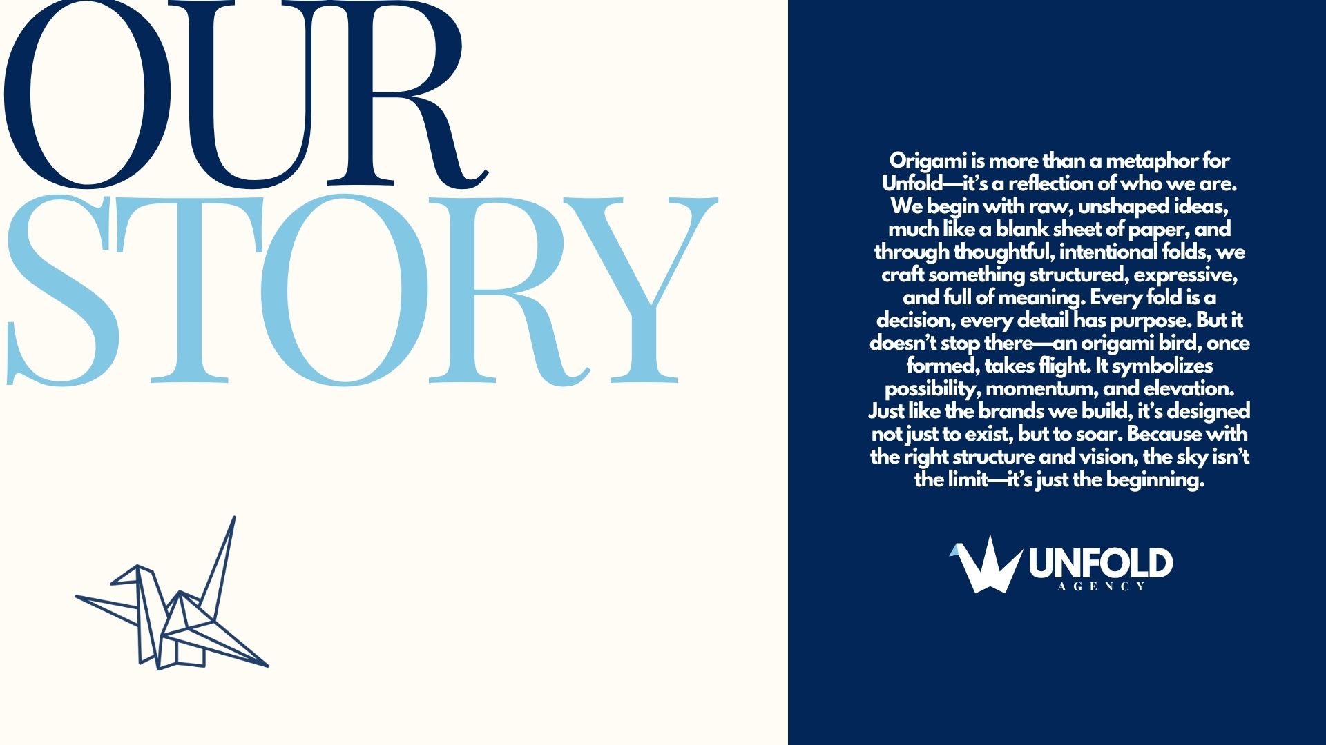 Unfold Agency brand board 3